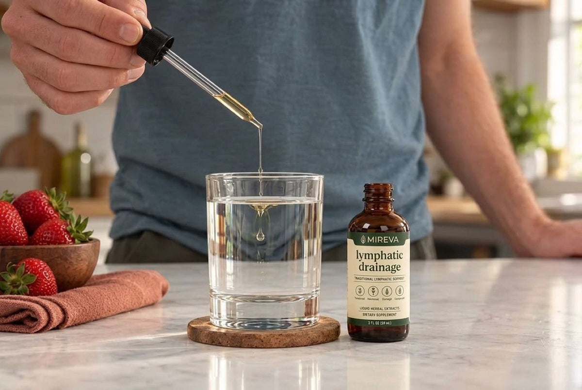 Medio gotero (1 mL), una o dos veces al día, en agua, té o jugo.
