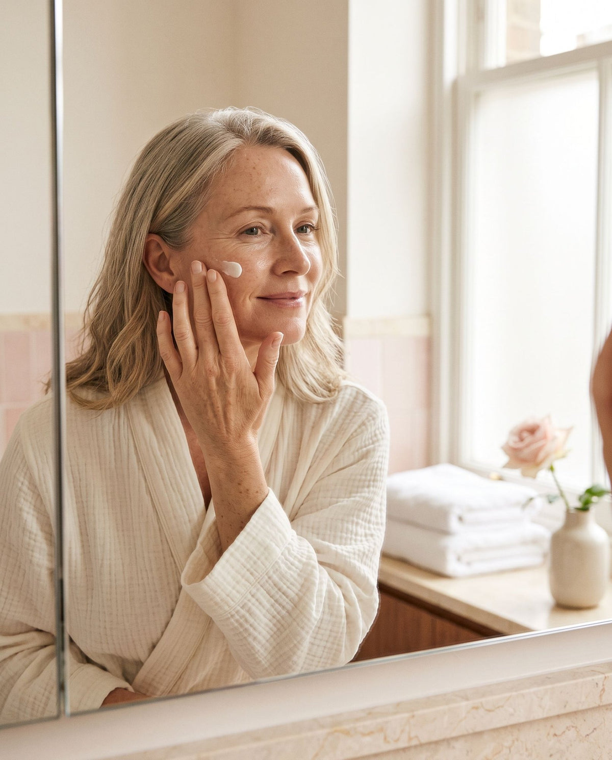 La piel durante la menopausia es real: 7 razones por las que tu crema costosa dejó de funcionar después de los 45 (y qué usan las mujeres coreanas en su lugar)
